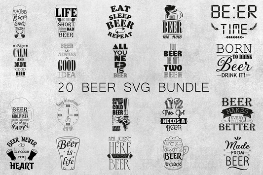 Beer Bundle SVG, alcohol svg, drinking svg, Mug Svg, Beer Glass Svg, Beer Mug Svg, beer clip art, beer cut file, beer vector, beer cricut