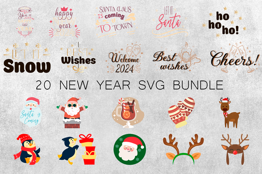 Christmas SVG Bundle, Funny Christmas SVG, Cut File, Cricut, Clip art, Holiday SVG, Christmas Sayings Quotes