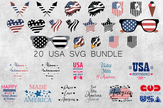 4th of July Svg Bundle, Patriotic Svg Bundle,July 4th SVG, Fourth of July Svg,Patriotic Png Bundle,America Svg,Usa Flag Svg