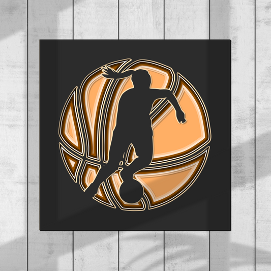 3D Basketball Shadow Box SVG Files for Cricut Projects Sports Layered 3d SVG Shadowbox Template Cut File Boys Room Decor Basketball Gift