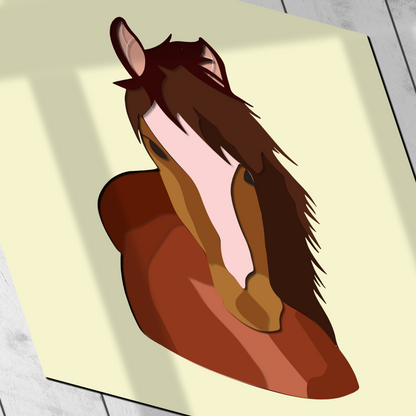 3d Horse shadow box svg, Horse paper cut template, Horse layered svg, Horse cut pattern, Horse head cut files for Cricut