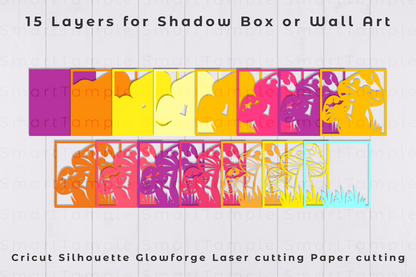 3D Layer Mushroom Mandala SVG, Mushroom Mandala Paper Cutting Template, Layered Shadowbox Mushroom, 3d Svg Mushroom, Paper Art Shadow Box