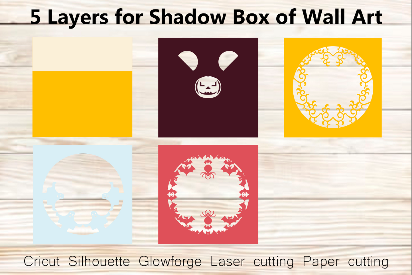 Pumpkin Shadow Box Files, Paper Cut Light Box Template Files, Shadow Box Paper Cut, 3D Papercut Light Box SVG File DIY, Cutting Cricut